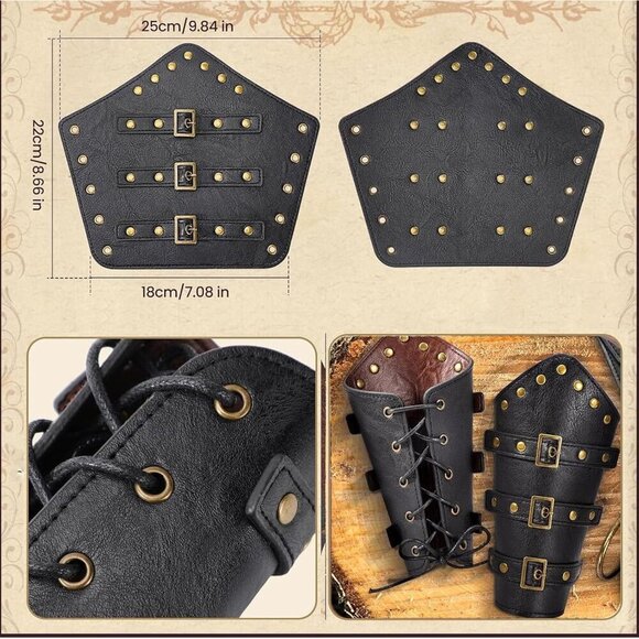 Renaissance Belt Pouch Leather Medieval Fanny Pack Waist Bag Costume Accessory